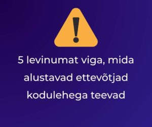 5 levinud viga. Postituse tunnuspilt