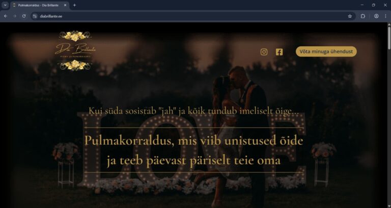 DiaBrillante.ee koduleht