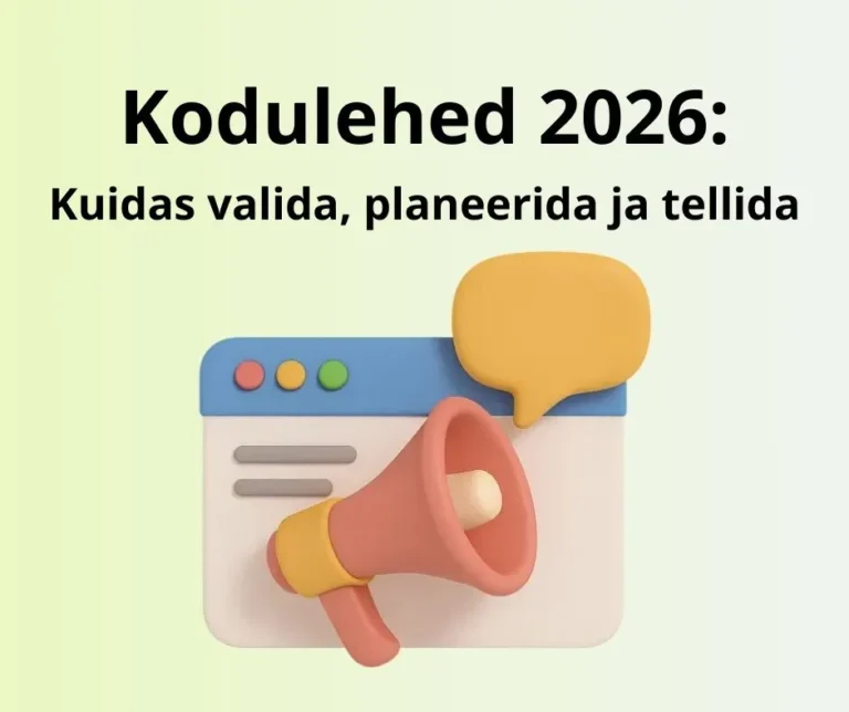 Kodulehed 2026 artikli tunnuspilt