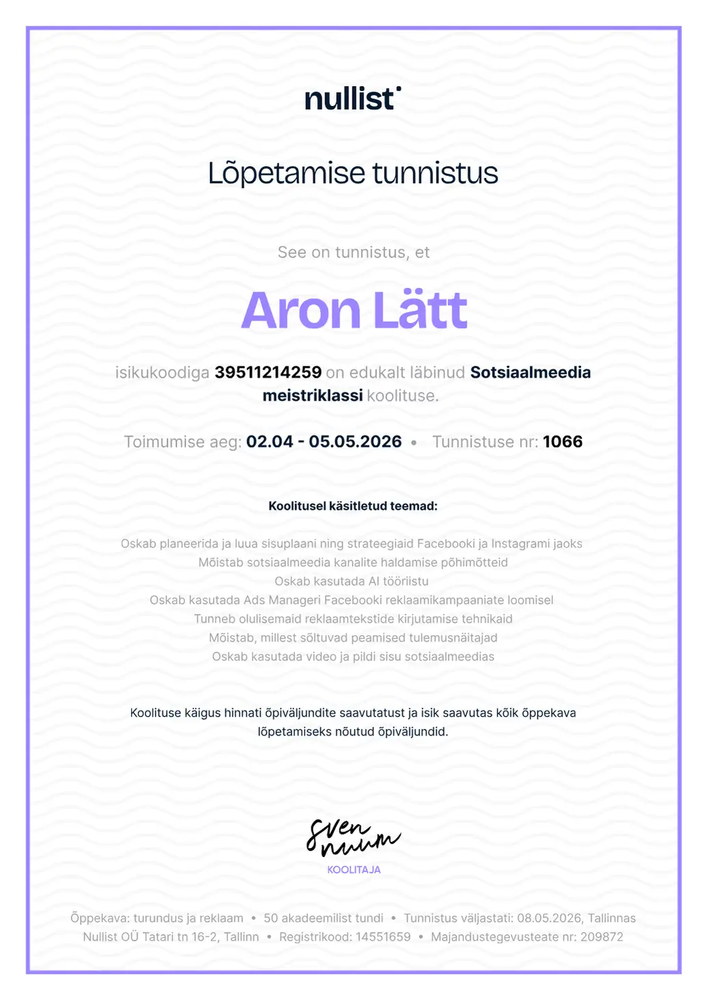 Nullist-Tunnistus_Aron_Latt