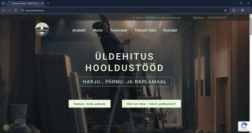 Puruvana Tamm OÜ Koduleht