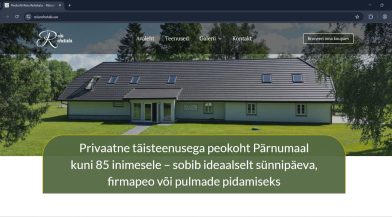 Reiurehetalu.ee koduleht