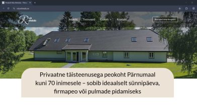 Reiurehetalu.ee koduleht